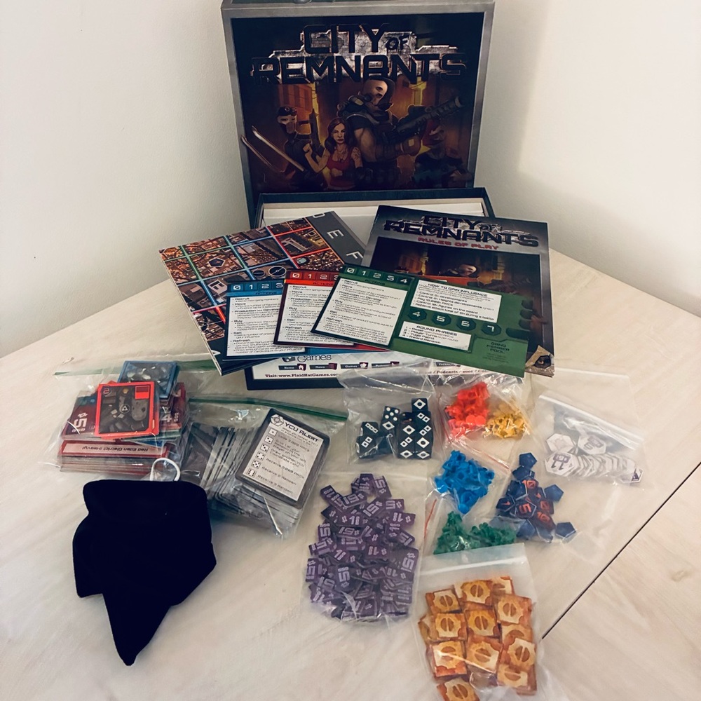 City of Remnants – Plaid Hat Games 2012 – Rare Sci-Fi Strategy OOP Complete